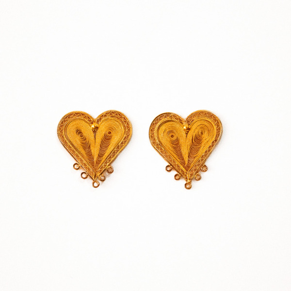 Corazones Aretes